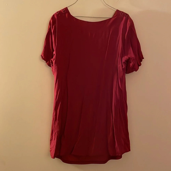 Red Blue Rain Dress - Picture 5 of 6